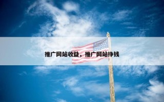 推广网站收益，推广网站挣钱