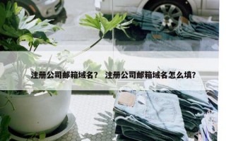 注册公司邮箱域名？ 注册公司邮箱域名怎么填？