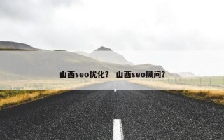 山西seo优化？ 山西seo顾问？