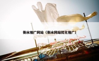 衡水推广网站（衡水网站优化推广）