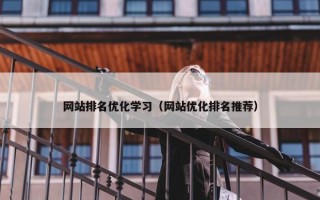 网站排名优化学习（网站优化排名推荐）