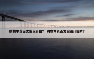 购物车页面文案设计图？ 购物车页面文案设计图片？