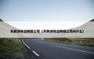 天鹅湖旁边网络公司（天鹅湖旁边网络公司叫什么）
