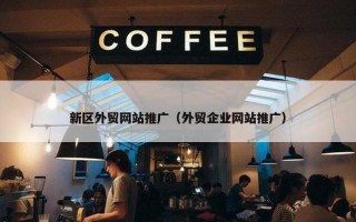 新区外贸网站推广（外贸企业网站推广）