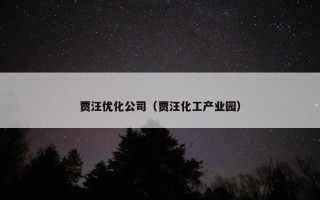 贾汪优化公司（贾汪化工产业园）