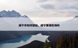 咸宁市如何建站，咸宁要建机场吗