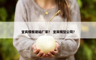 宜宾模板建站厂家？ 宜宾模型公司？