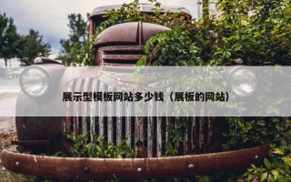 展示型模板网站多少钱（展板的网站）