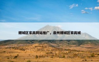 鲤城区家具网站推广，泉州鲤城区家具城