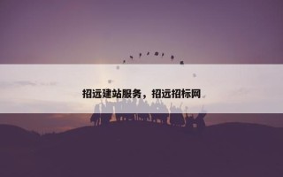 招远建站服务，招远招标网