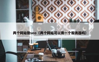 两个网站做seo（两个网站可以用一个服务器吗）
