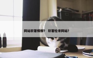 网站软著模板？ 软著检索网站？