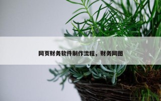 网页财务软件制作流程，财务网图