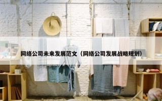 网络公司未来发展范文（网络公司发展战略规划）