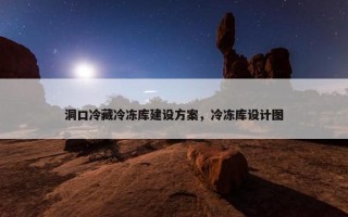 洞口冷藏冷冻库建设方案，冷冻库设计图