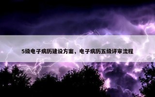 5级电子病历建设方案，电子病历五级评审流程