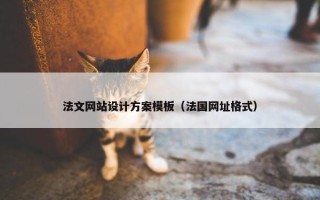 法文网站设计方案模板（法国网址格式）