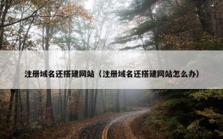 注册域名还搭建网站（注册域名还搭建网站怎么办）