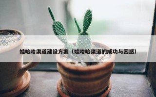 娃哈哈渠道建设方案（娃哈哈渠道的成功与困惑）
