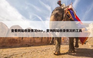 查看网站收录情况seo，查询网站收录情况的工具