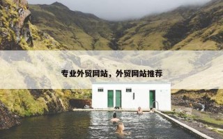 专业外贸网站，外贸网站推荐