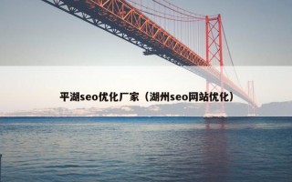 平湖seo优化厂家（湖州seo网站优化）