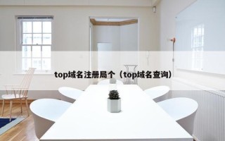 top域名注册局个（top域名查询）