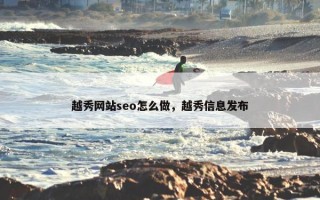 越秀网站seo怎么做，越秀信息发布