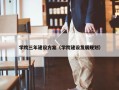 学院三年建设方案（学院建设发展规划）