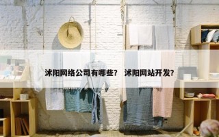 沭阳网络公司有哪些？ 沭阳网站开发？