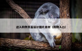 进入购物页面设计图片素材（购物入口）