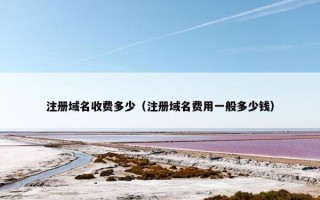 注册域名收费多少（注册域名费用一般多少钱）