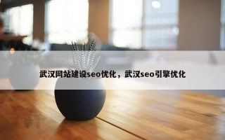 武汉网站建设seo优化，武汉seo引擎优化