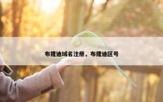 布隆迪域名注册，布隆迪区号