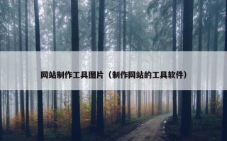 网站制作工具图片（制作网站的工具软件）