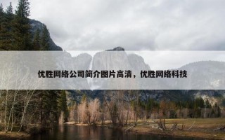 优胜网络公司简介图片高清，优胜网络科技