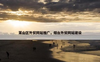 莱山区外贸网站推广，烟台外贸网站建设
