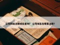 公司网站注册域名查询？ 公司域名在哪里注册？
