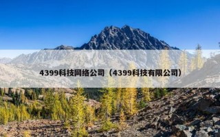 4399科技网络公司（4399科技有限公司）