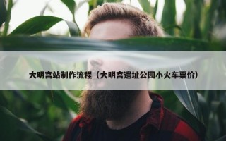 大明宫站制作流程（大明宫遗址公园小火车票价）