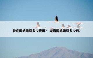 娄底网站建设多少费用？ 龙岩网站建设多少钱？