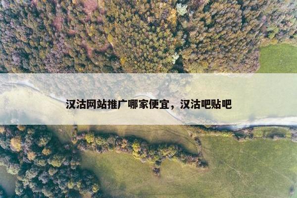 汉沽网站推广哪家便宜，汉沽吧贴吧-第1张图片-冷动云