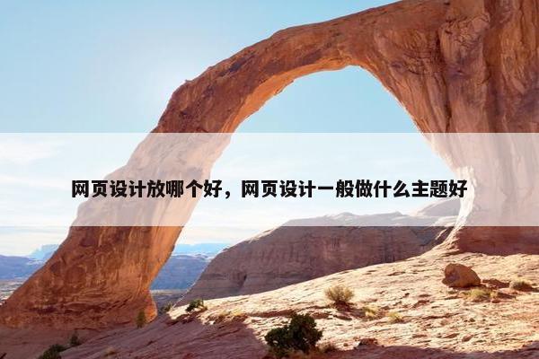 网页设计放哪个好，网页设计一般做什么主题好-第1张图片-冷动云