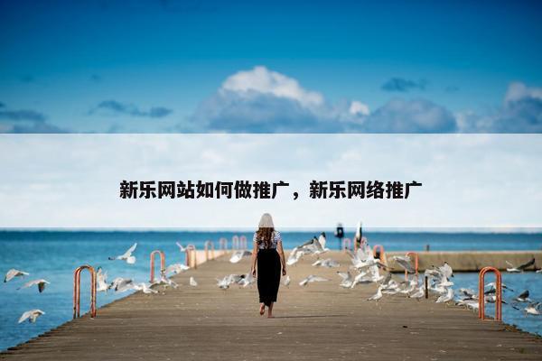 新乐网站如何做推广，新乐网络推广-第1张图片-冷动云