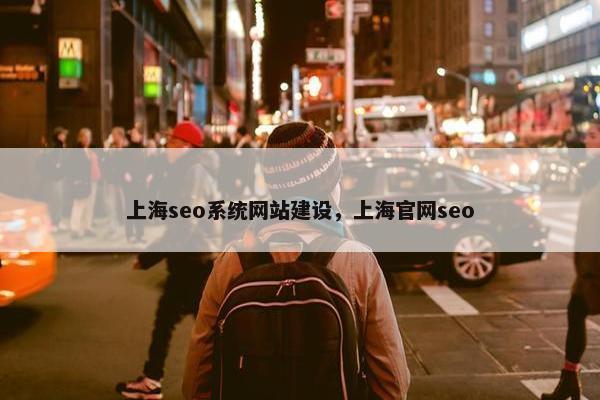 上海seo系统网站建设，上海官网seo-第1张图片-冷动云