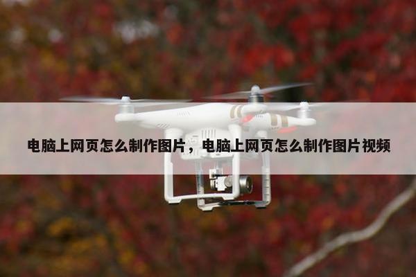 电脑上网页怎么制作图片，电脑上网页怎么制作图片视频-第1张图片-冷动云