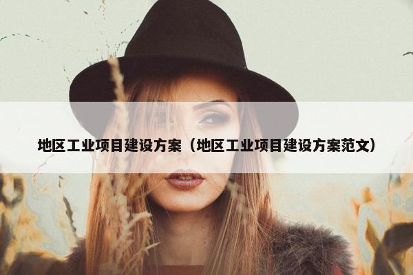 地区工业项目建设方案（地区工业项目建设方案范文）-第1张图片-冷动云