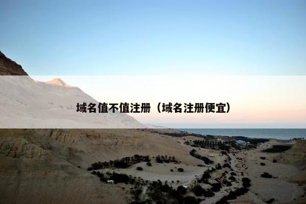 域名值不值注册（域名注册便宜）-第1张图片-冷动云