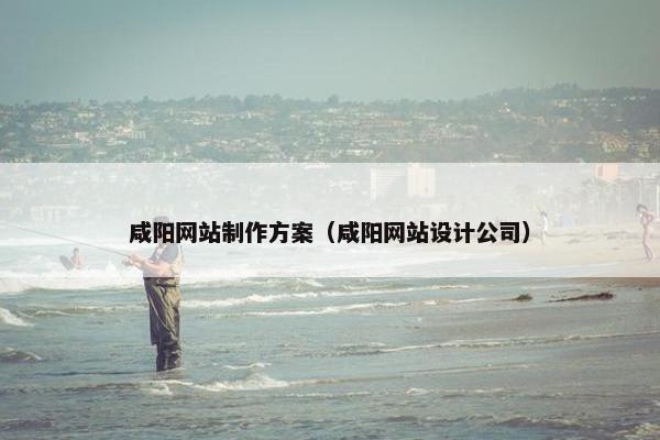 咸阳网站制作方案（咸阳网站设计公司）-第1张图片-冷动云