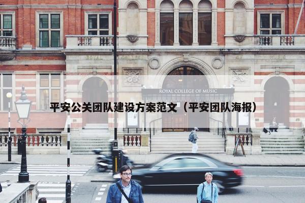 平安公关团队建设方案范文（平安团队海报）-第1张图片-冷动云